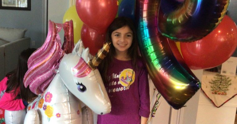 Dear Hannah, on your ninth birthday….