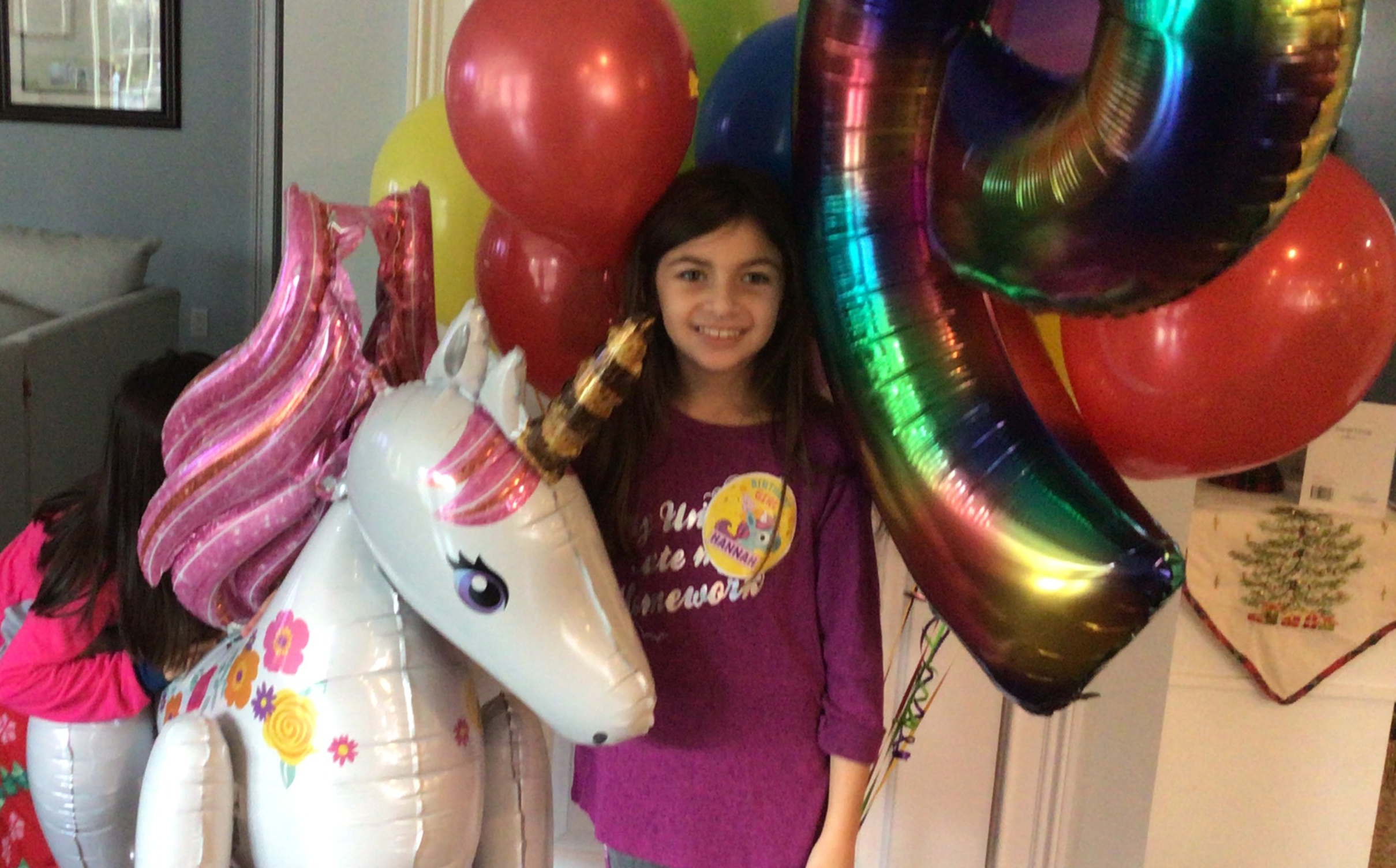 Dear Hannah, on your ninth birthday….